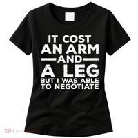 Funny Amputee For Men Women Prosthetic Leg Amputation Joke Women's T-Shirt thumb 0