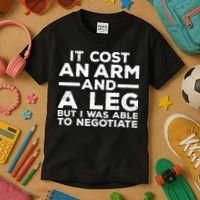 Funny Amputee For Men Women Prosthetic Leg Amputation Joke Kids T-Shirt thumb 3