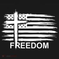 Freedom American Flag Cross Christian Backpack thumb 2