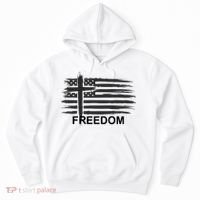 Freedom American Flag Cross Christian Hoodie thumb 0
