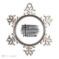 Freedom American Flag Cross Christian Ornament thumb 0