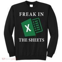Funny Accountant Freak In The Sheets Spreadsheet Excel Life Sweatshirt thumb 0