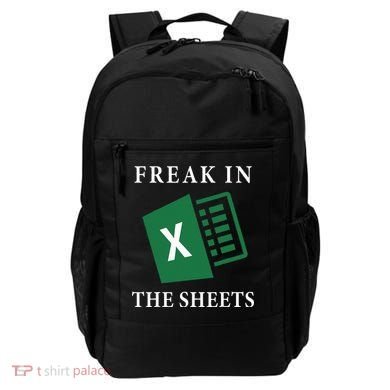 Funny Accountant Freak In The Sheets Spreadsheet Excel Life Backpack