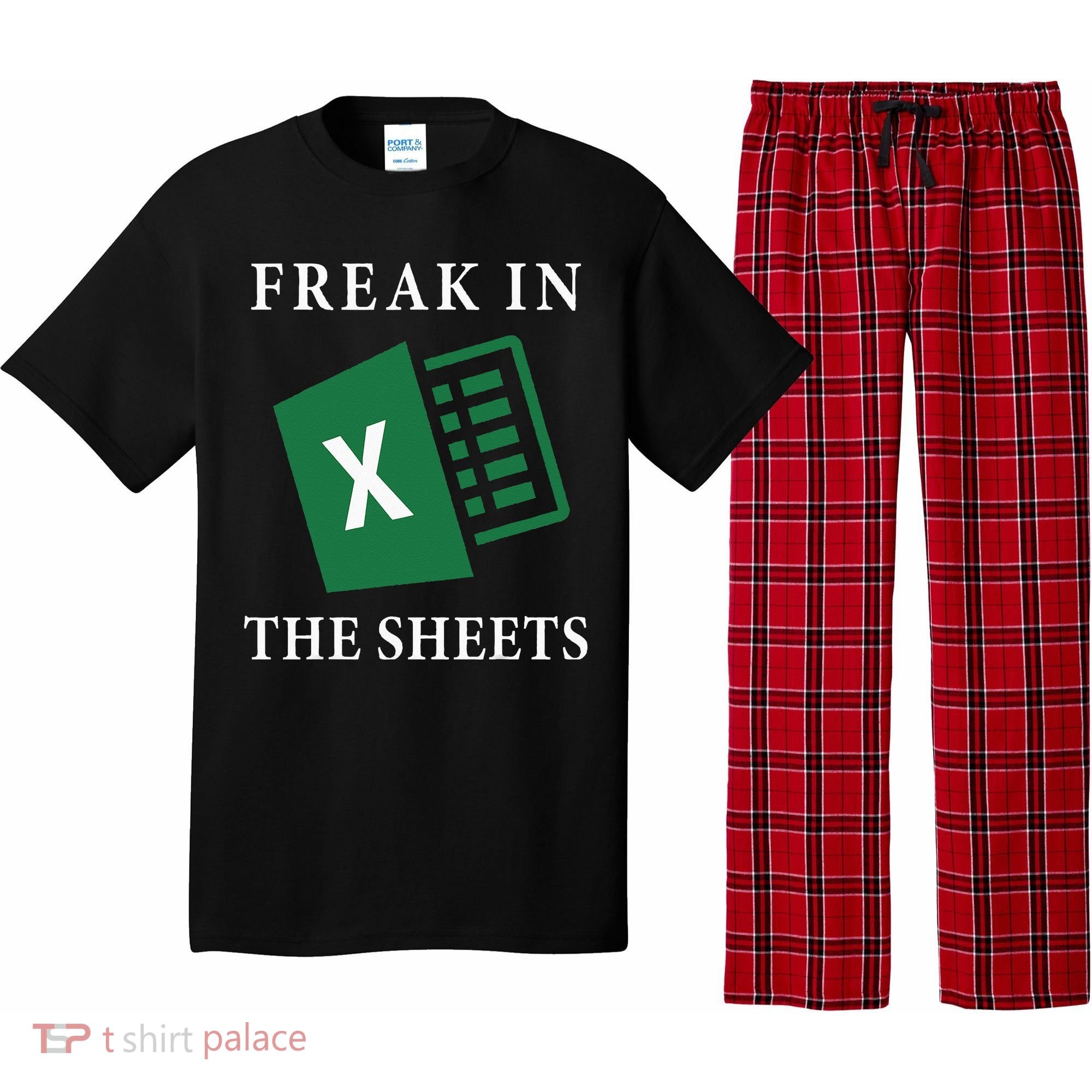 Funny Accountant Freak In The Sheets Spreadsheet Excel Life Pajama Set