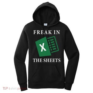 Funny Accountant Freak In The Sheets Spreadsheet Excel Life Women's Hoodie