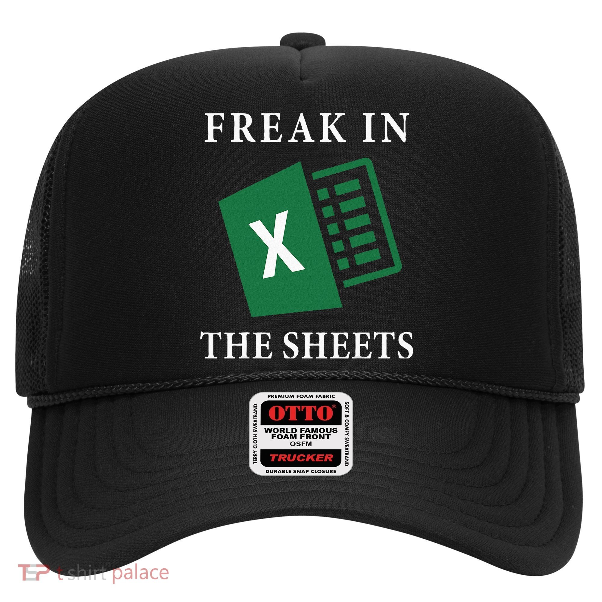 Funny Accountant Freak In The Sheets Spreadsheet Excel Life Hat