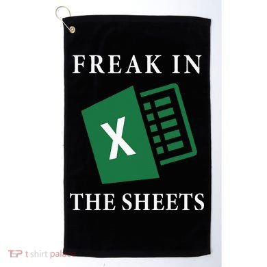 Funny Accountant Freak In The Sheets Spreadsheet Excel Life Golf Towel