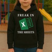 Funny Accountant Freak In The Sheets Spreadsheet Excel Life Kids Hoodie thumb 3