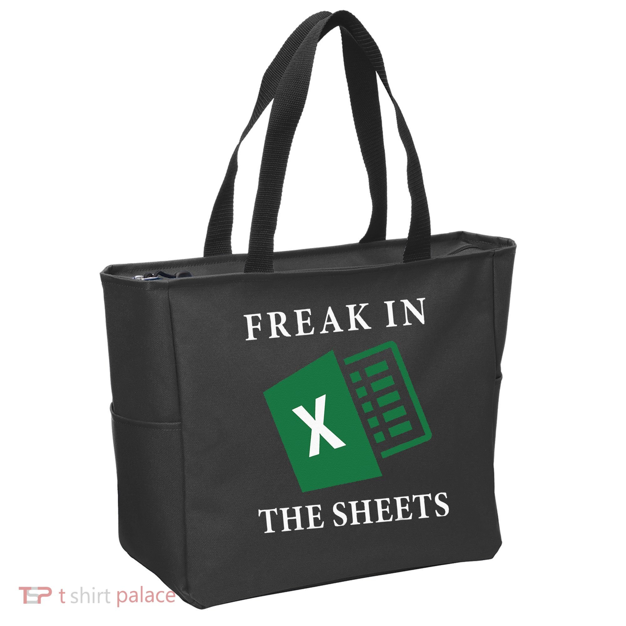 Funny Accountant Freak In The Sheets Spreadsheet Excel Life Tote Bag