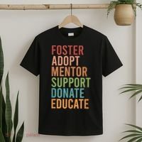 Foster Adopt Foster Mom Foster Parent Foster Mother T-Shirt thumb 2