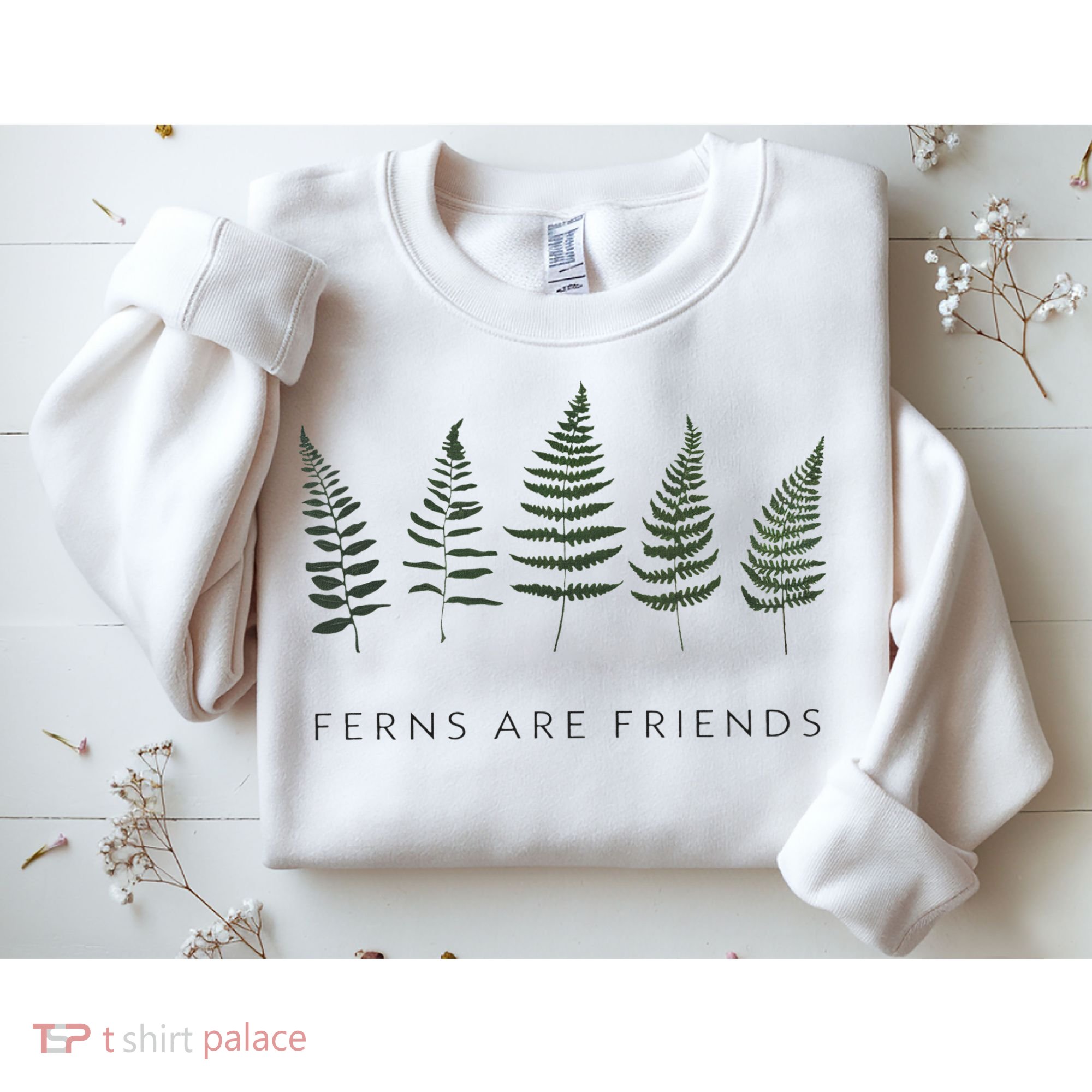 Ferns Are Friends Plant Lover Plant Enthusiasts Friends Sweatshirt
