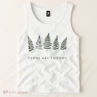Ferns Are Friends Plant Lover Plant Enthusiasts Friends Tank Top thumb 2
