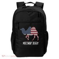 Funny American Flag Hump Day Camel Gift Backpack thumb 0