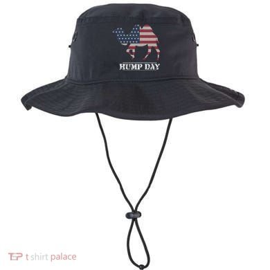 Funny American Flag Hump Day Camel Gift Bucket Hat