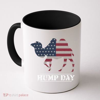 Funny American Flag Hump Day Camel Gift Coffee Mug
