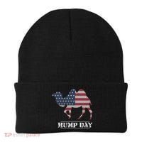 Funny American Flag Hump Day Camel Gift Beanie thumb 0
