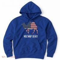 Funny American Flag Hump Day Camel Gift Hoodie thumb 0