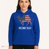 Funny American Flag Hump Day Camel Gift Hoodie thumb 5
