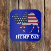 Funny American Flag Hump Day Camel Gift Coaster thumb 0