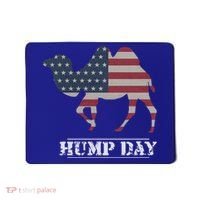 Funny American Flag Hump Day Camel Gift Mousepad thumb 0