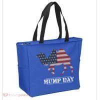 Funny American Flag Hump Day Camel Gift Tote Bag thumb 2