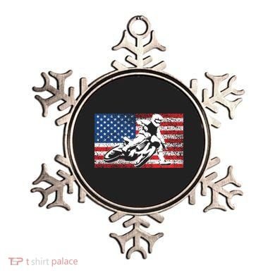 Funny American Flat Track Motorcycle Gift Cool Bike Rider Gift Ornament