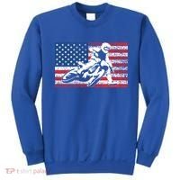 Funny American Flat Track Motorcycle Gift Cool Bike Rider Gift Sweatshirt thumb 0