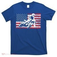 Funny American Flat Track Motorcycle Gift Cool Bike Rider Gift T-Shirt thumb 0