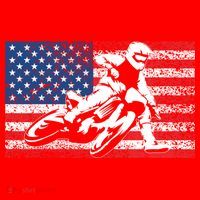 Funny American Flat Track Motorcycle Gift Cool Bike Rider Gift Santa Hat thumb 1