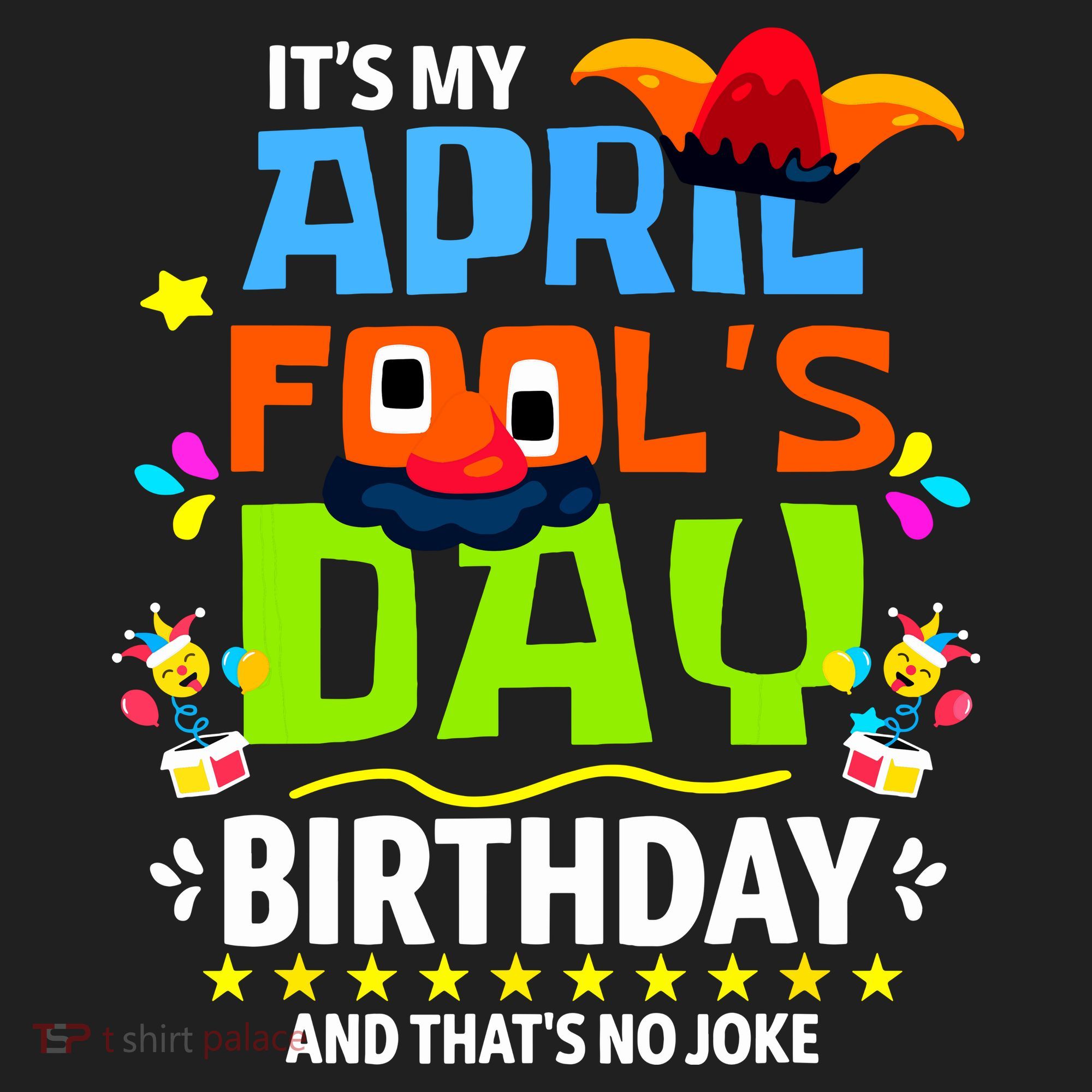 Funny April Fools Day Its My April Fools Day Birthday Golf Towel