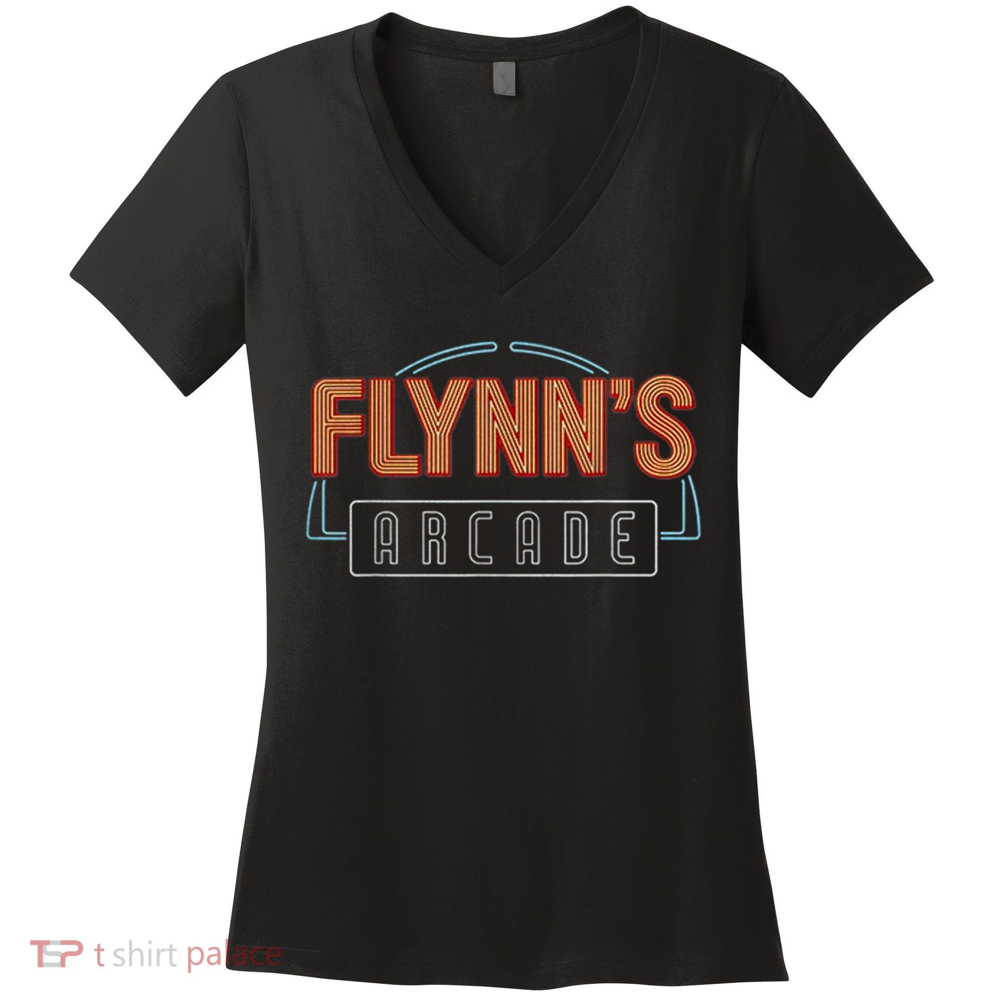 FLYNN'S ARCADE Women's V-Neck T-Shirt