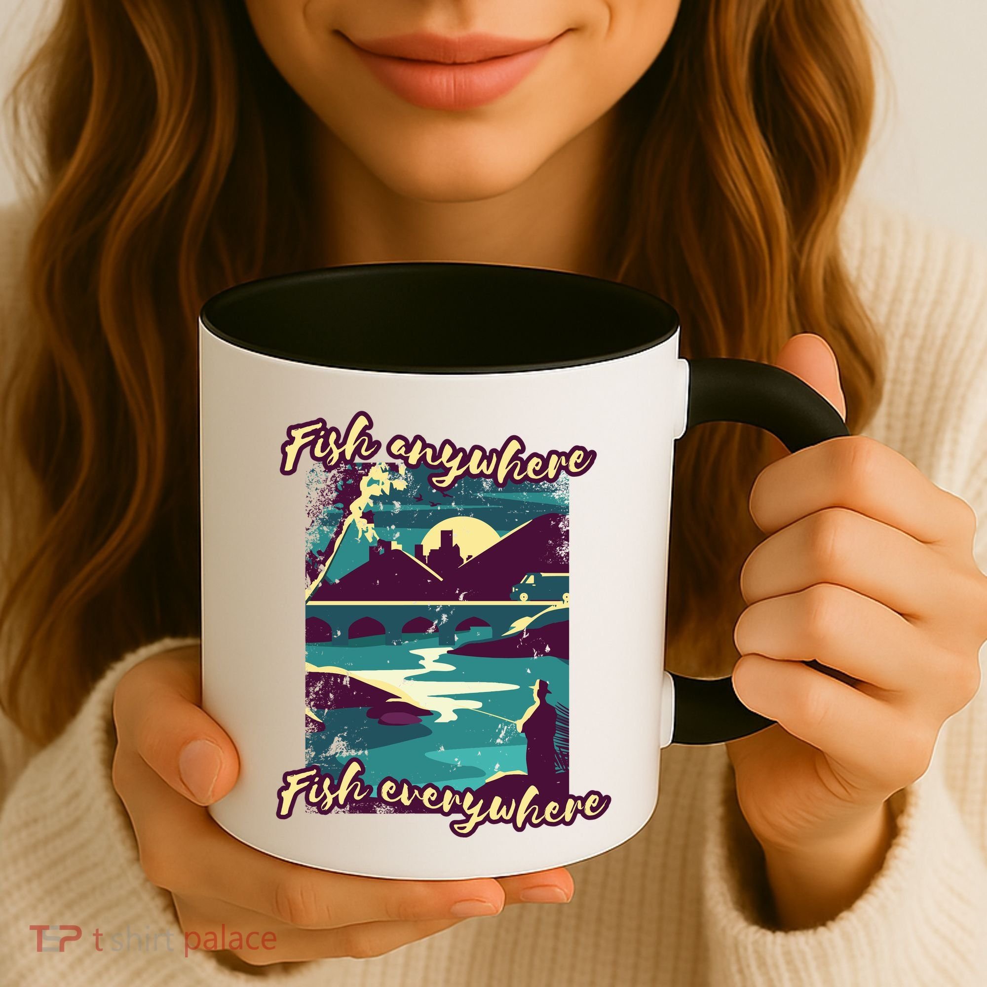 Fish Anywhere Fish Everywhere Coffee Mug