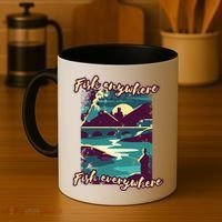 Fish Anywhere Fish Everywhere Coffee Mug thumb 4