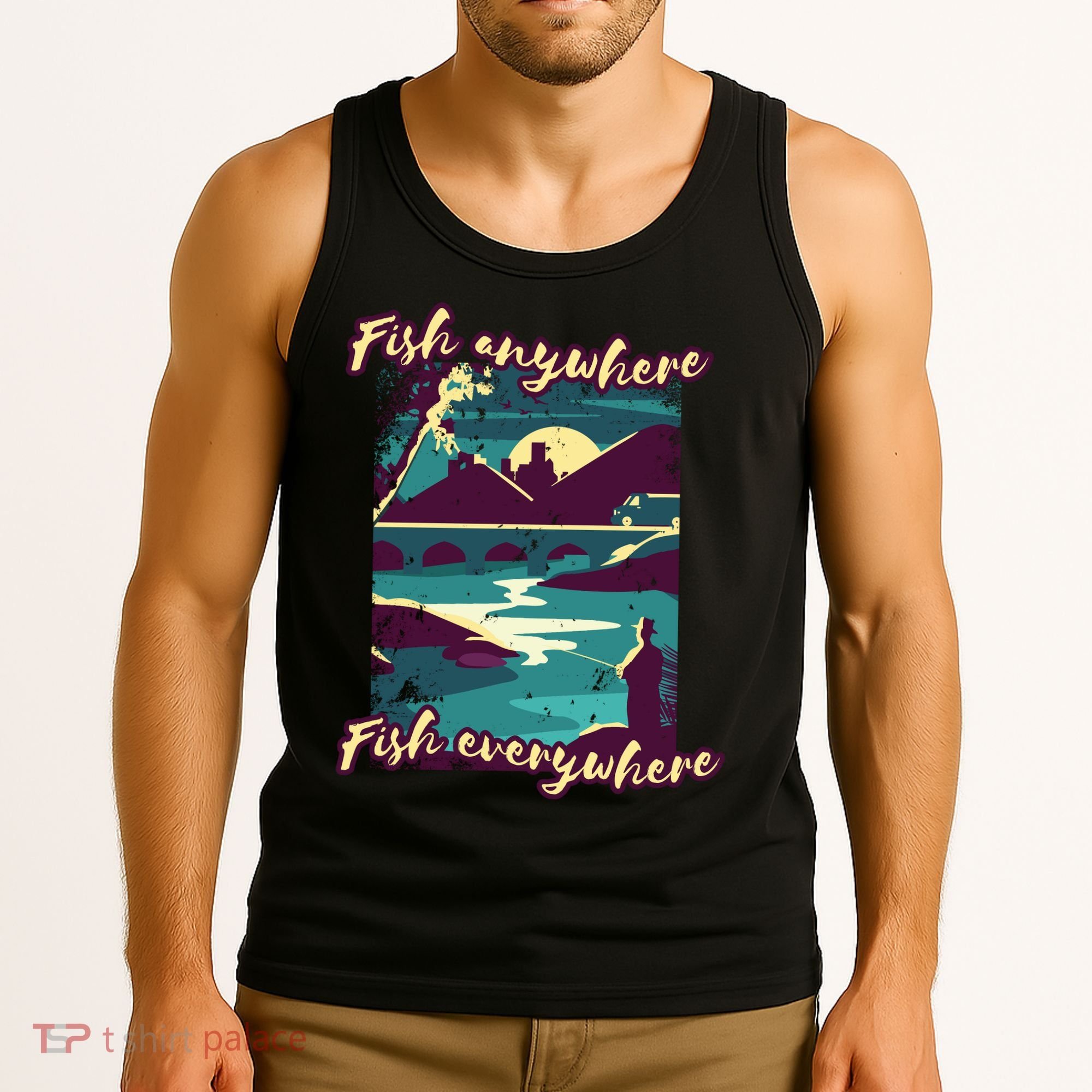 Fish Anywhere Fish Everywhere Tank Top