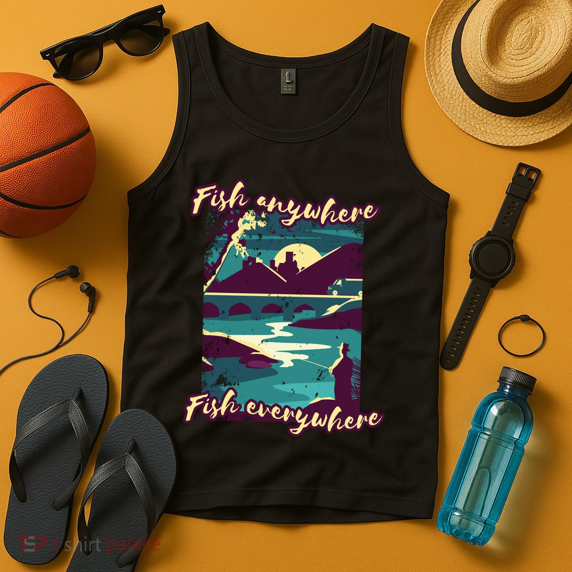 Fish Anywhere Fish Everywhere Tank Top