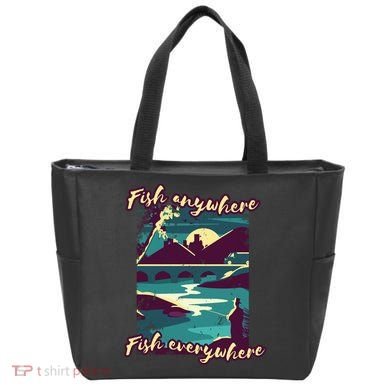Fish Anywhere Fish Everywhere Tote Bag