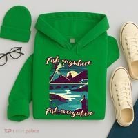 Fish Anywhere Fish Everywhere Hoodie thumb 4