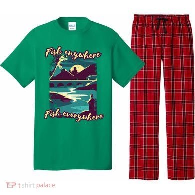 Fish Anywhere Fish Everywhere Pajama Set