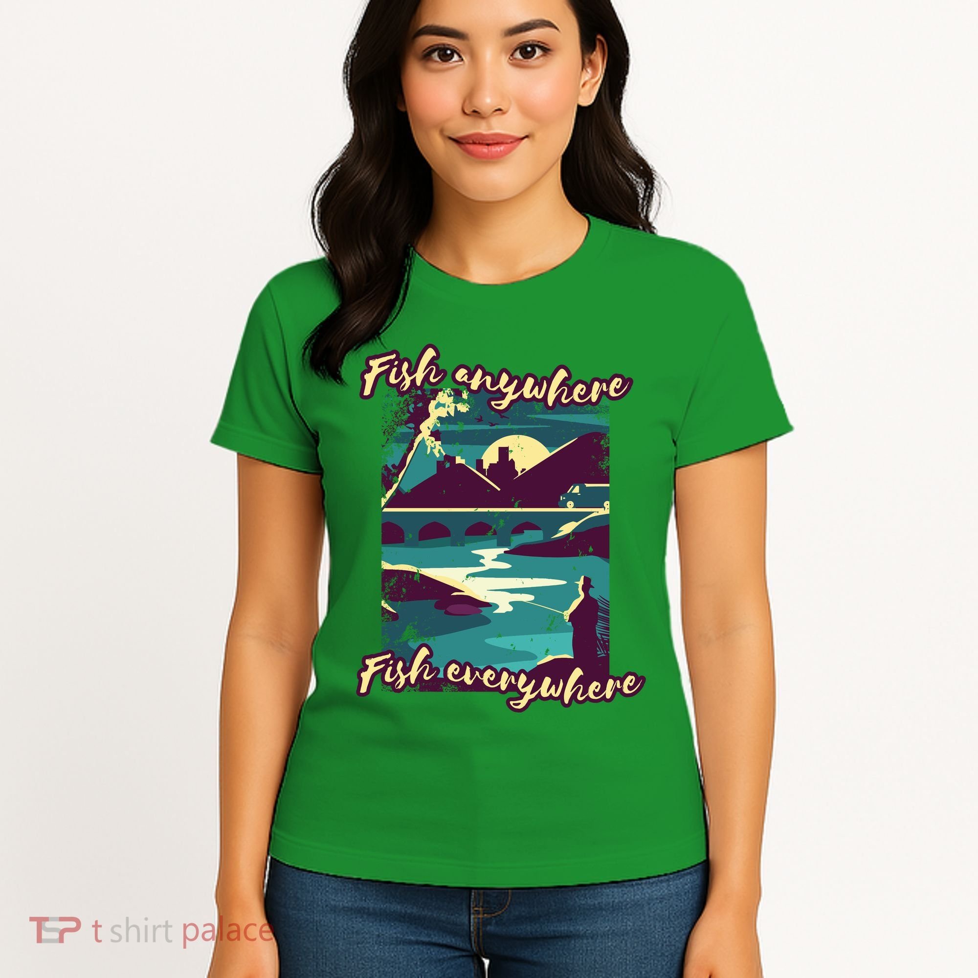 Fish Anywhere Fish Everywhere Women's T-Shirt