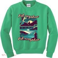 Fish Anywhere Fish Everywhere Kids Sweatshirt thumb 0