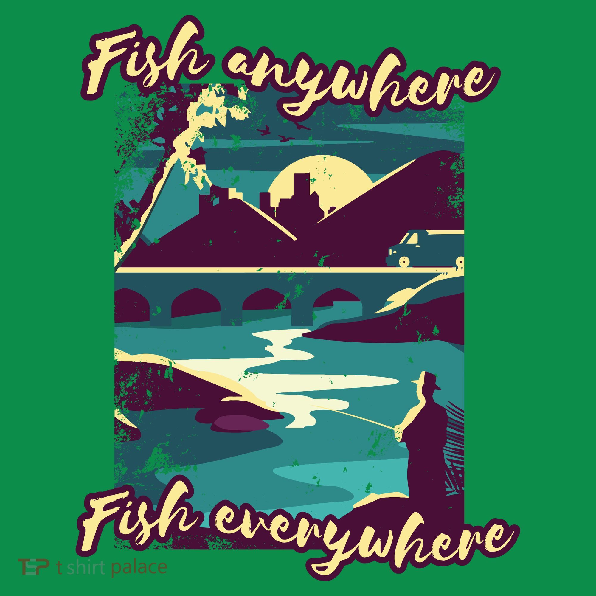 Fish Anywhere Fish Everywhere Kids Sweatshirt