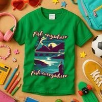 Fish Anywhere Fish Everywhere Kids T-Shirt thumb 3