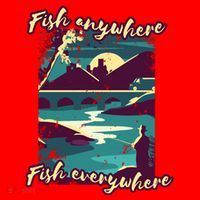 Fish Anywhere Fish Everywhere Santa Hat thumb 1