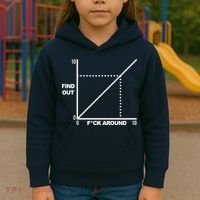 F Around Find Out Kids Hoodie thumb 3