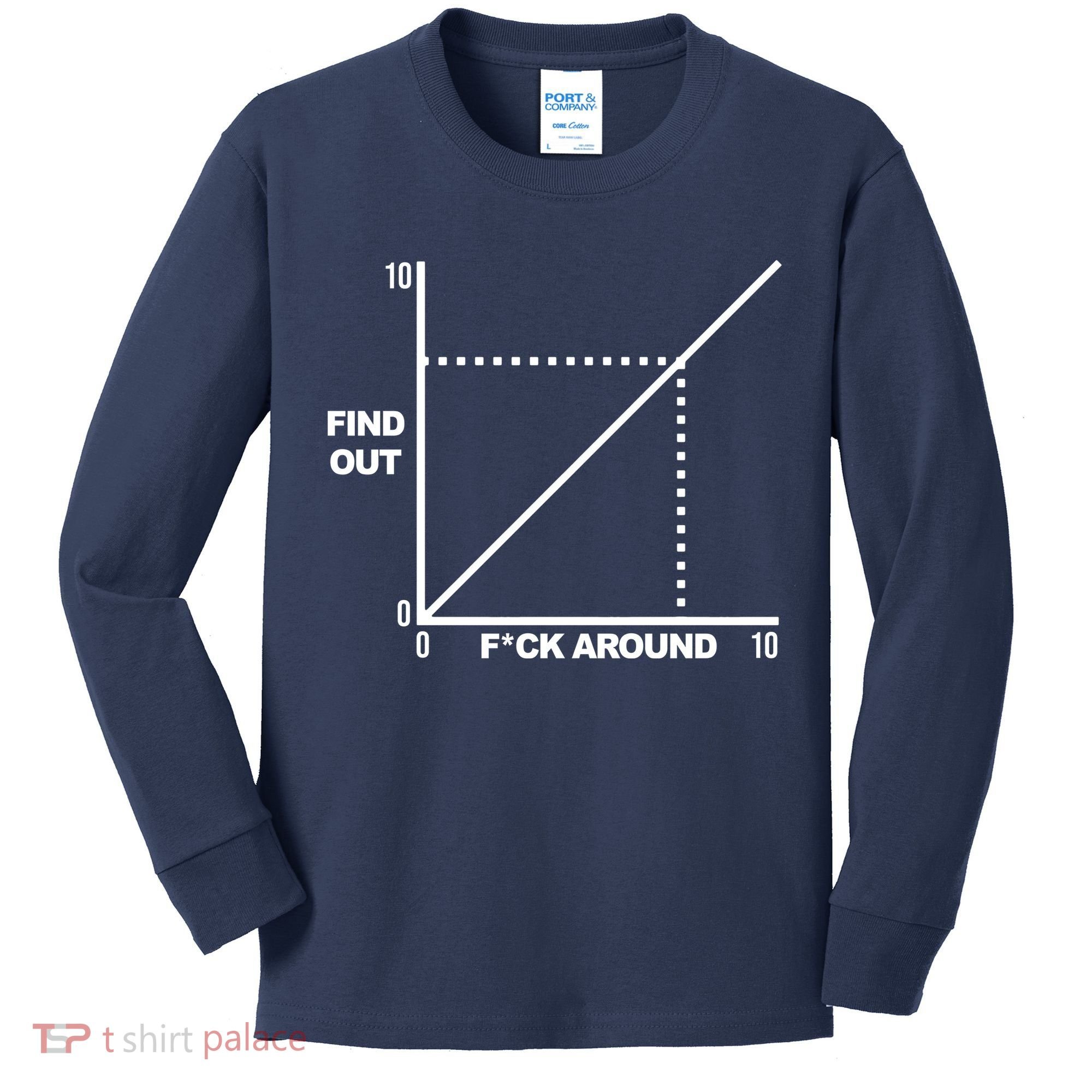 F Around Find Out Kids Long Sleeve Shirt
