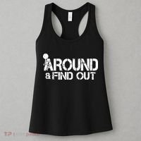 F Around Find Out Funny Meme Women's Tank Top thumb 3