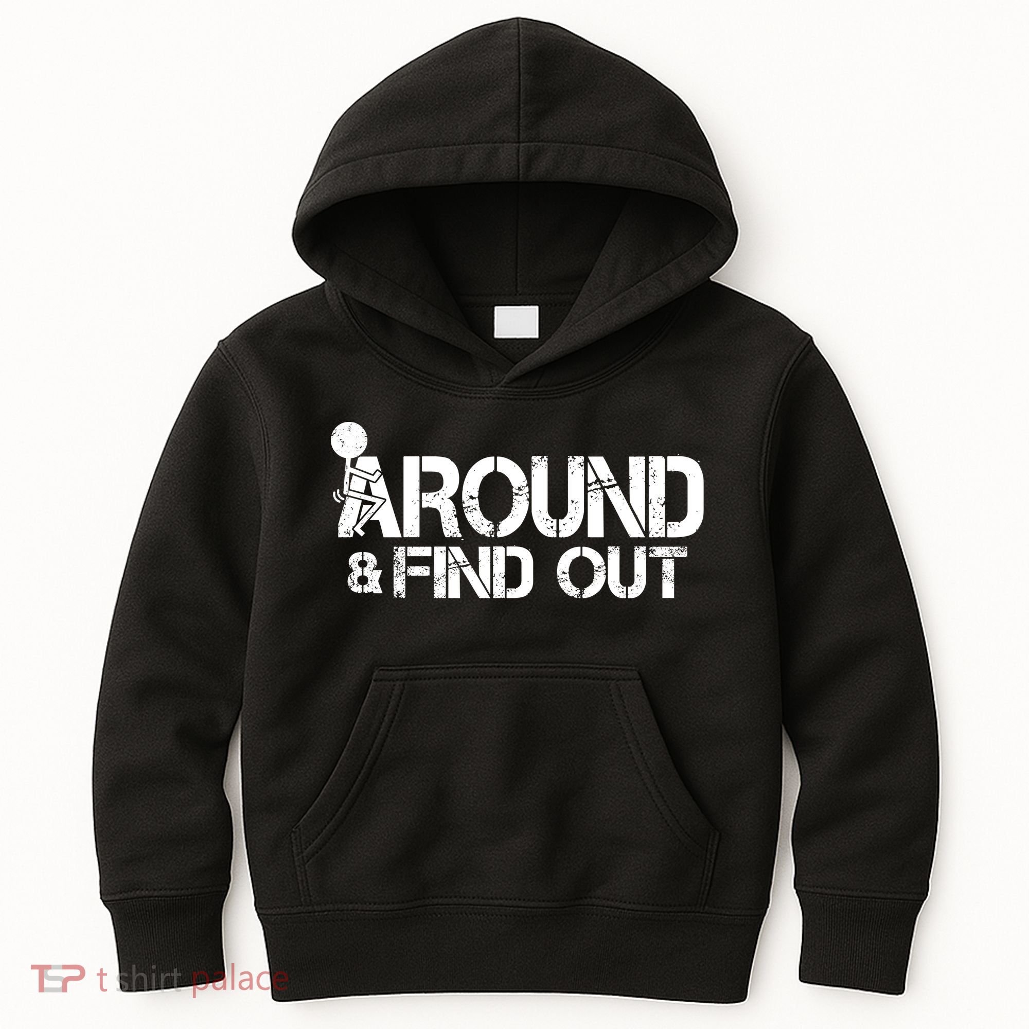 F Around Find Out Funny Meme Kids Hoodie