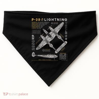 Fighter Aircraft USA-Made Doggie Bandana