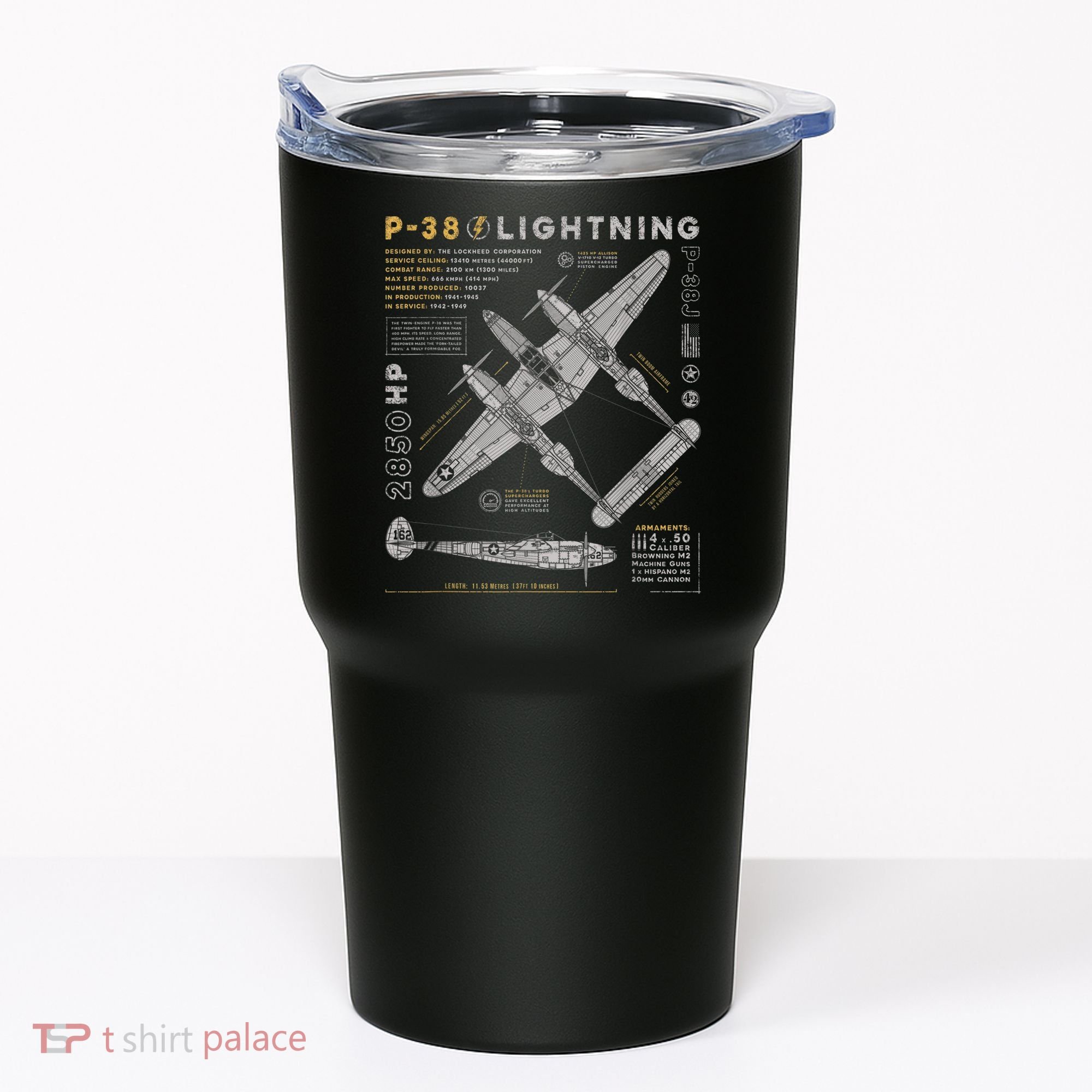 Fighter Aircraft Tumbler