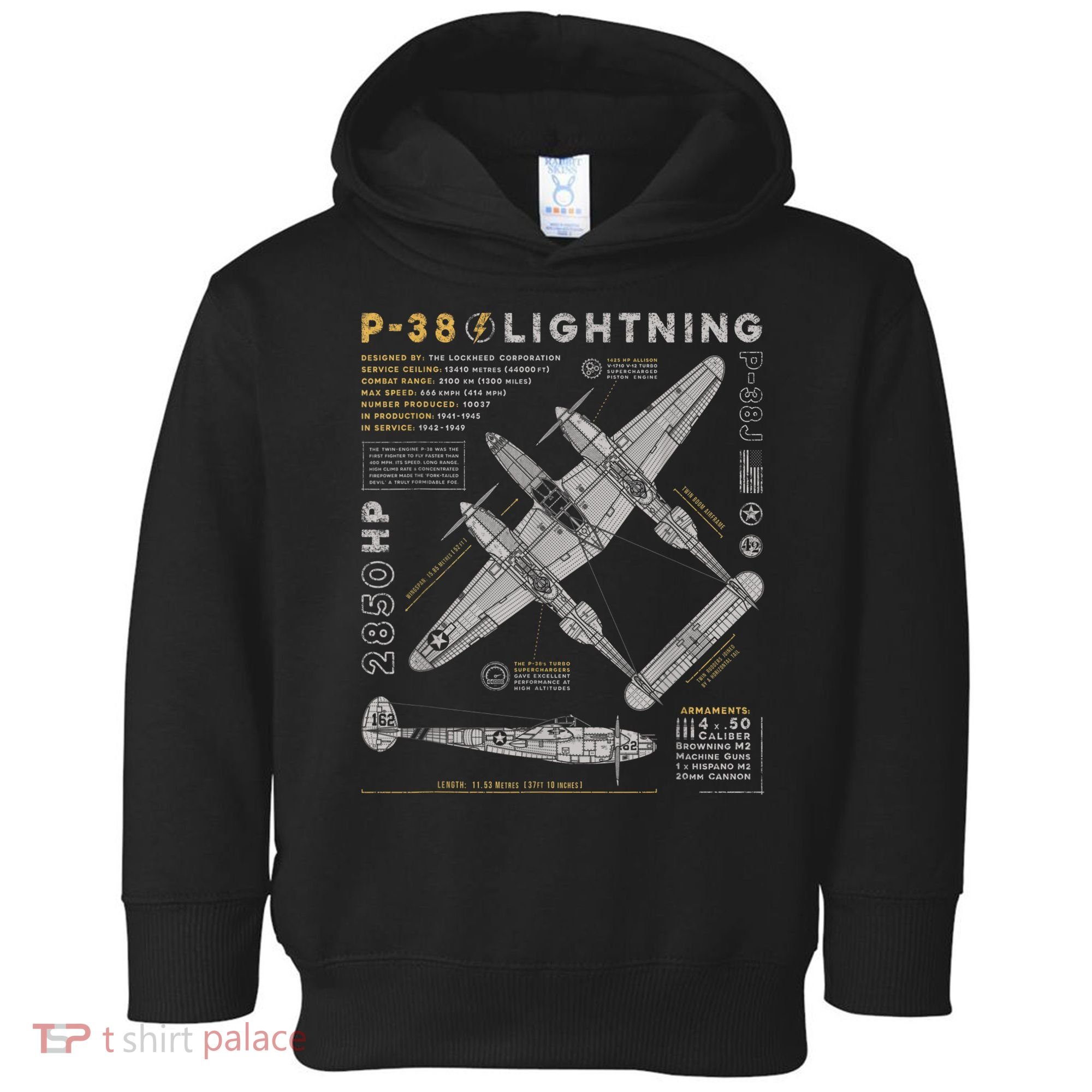 Fighter Aircraft Toddler Hoodie